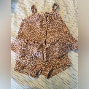 Cat jack little girl Cheeta outfit. Size 4/5 xs.